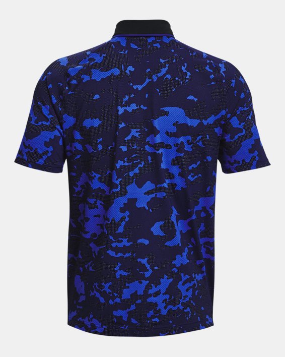 Men's UA Iso-Chill Charged Camo Polo, Blue, pdpMainDesktop image number 5